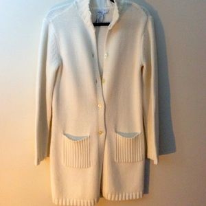CK white sweater
